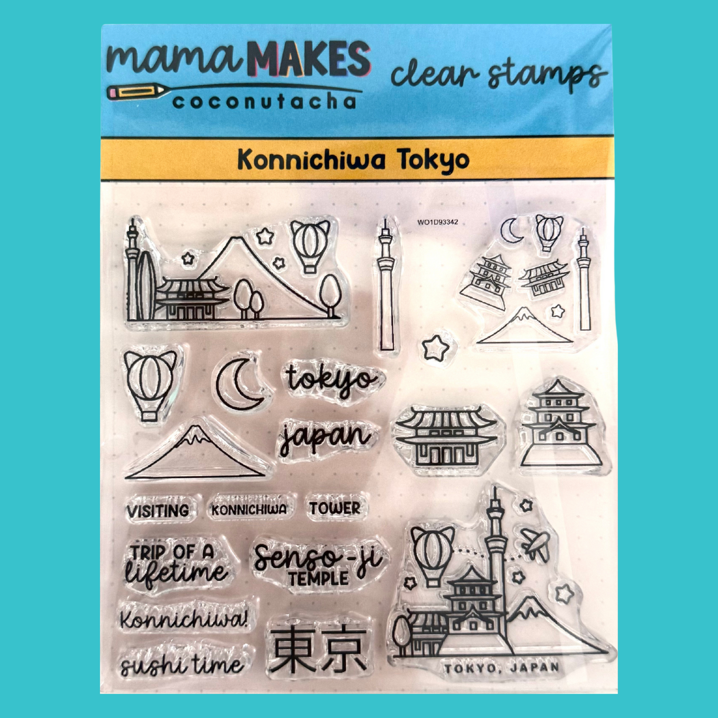 Konnichiwa Tokyo Clear Stamp Set
