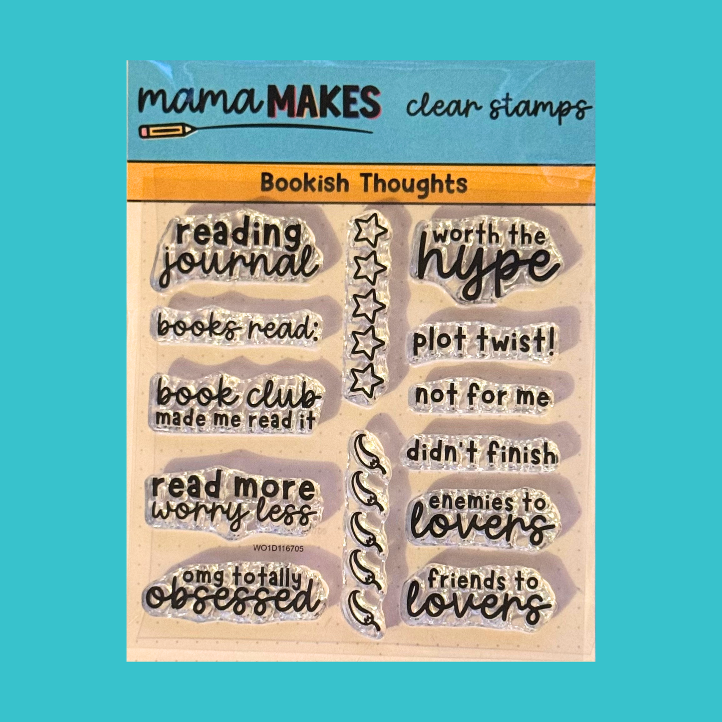 Bookish Thoughts Clear Stamp Set
