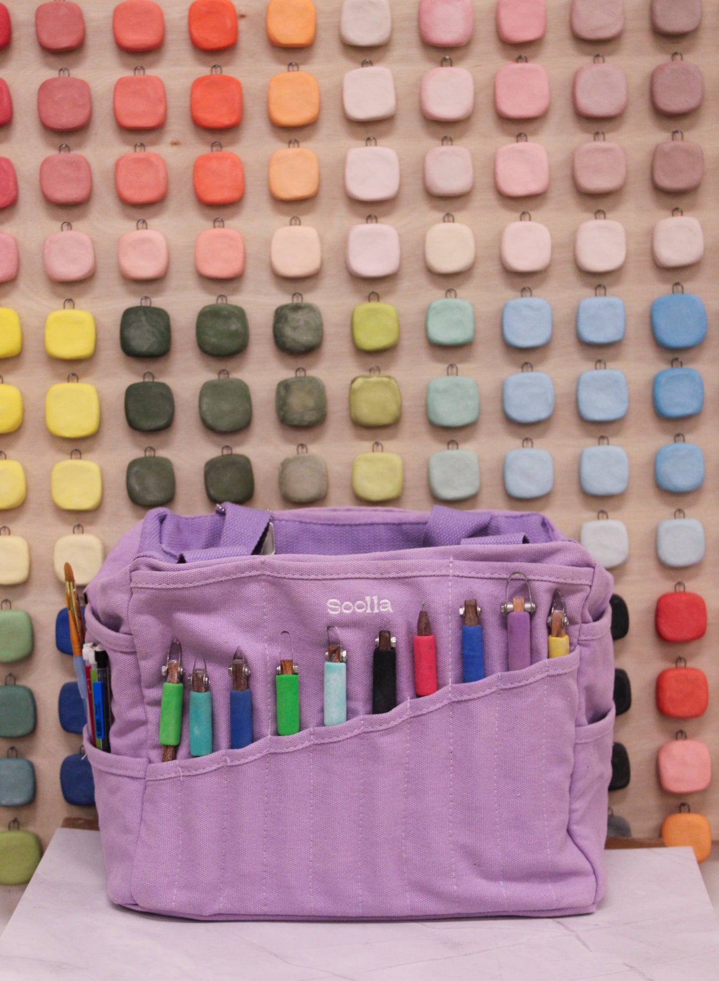 Soolla Studio Artist Tote Bag - Lilac