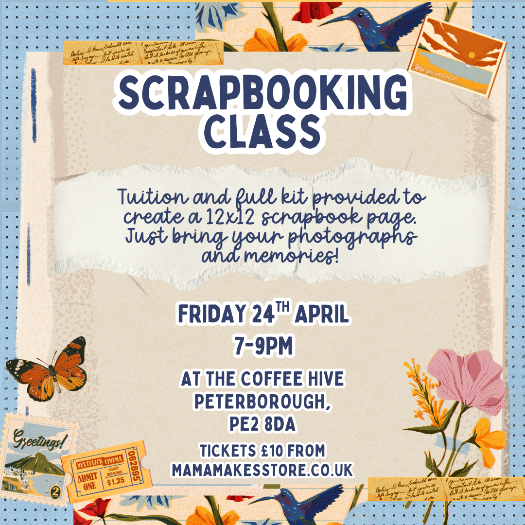 Event Ticket | Scrapbooking Workshop | 24th April 2026