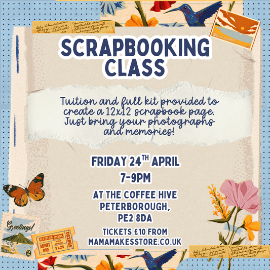 Event Ticket | Scrapbooking Workshop | 24th April 2026