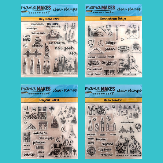 Coconutacha x Mama Makes Travel Stamp Bundle