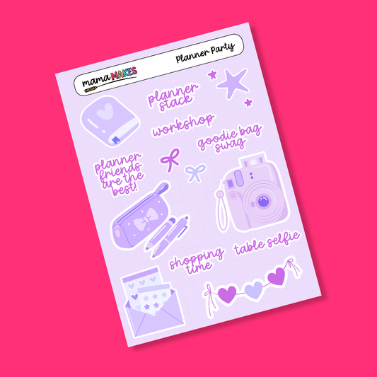 Mama Makes A6 Sticker Sheet | Planner Party