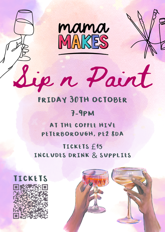 Event Ticket | Sip n Paint | 30th October 2026