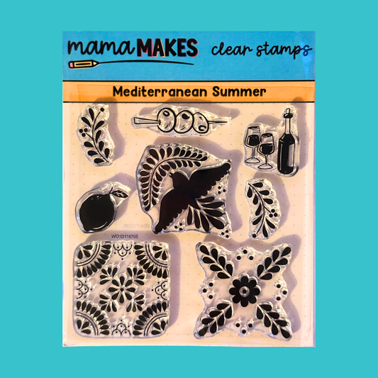 Mediterranean Summer Clear Stamp Set