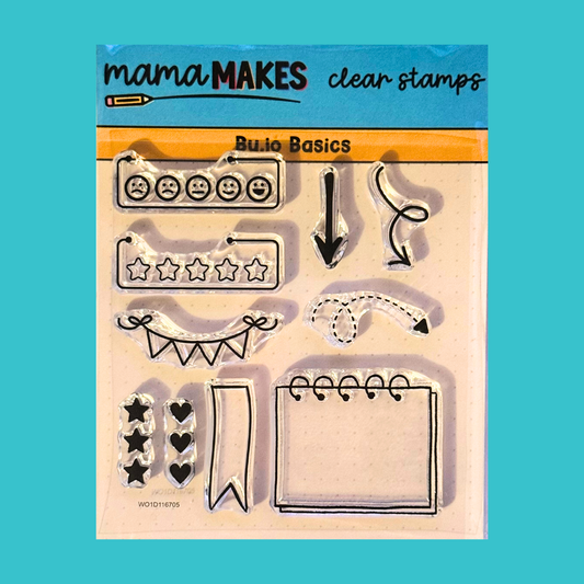 Bujo Basics Clear Stamp Set